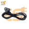 180V to 240V AC 6A 3 pin White color Power supply AC extension Electric Iron press cord power cable